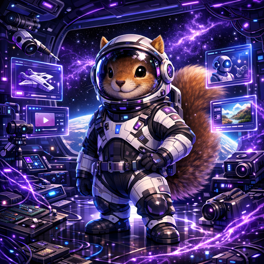 Space squirrel Squirrel Labs flagship creator studio